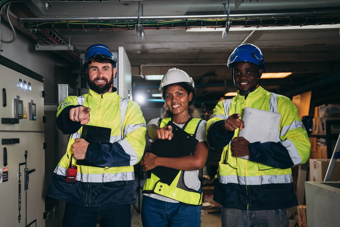 Técnicos eléctricos capacitados y certificados